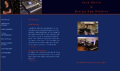 Jac Gavin and Rising Sun Studios